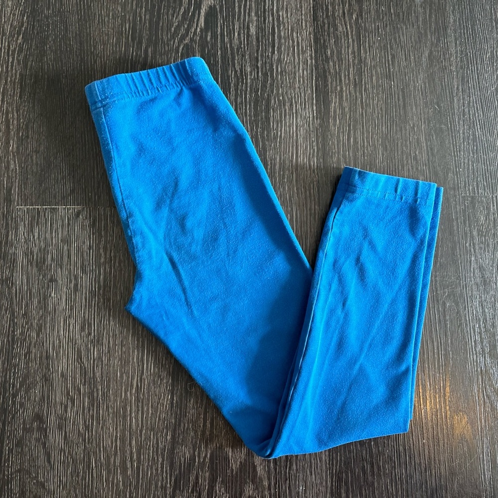 Hanna Andersson Organic Cotton Blue Legging 6-7/120cm